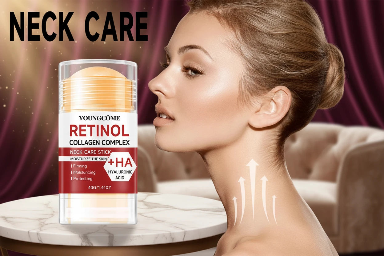 Barre de traitement du visage et du cou au rétinol avec élasticité raffermissante Améliorer la lotion pour la peau lâche Hydrate et éclaircit.