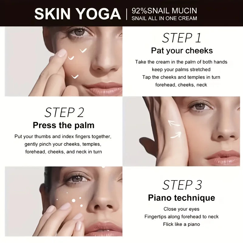 La crème hydratante pour le visage GSWP Snail, enrichie en collagène, procure une hydratation profonde. Sans alcool. 70g/140g/210g