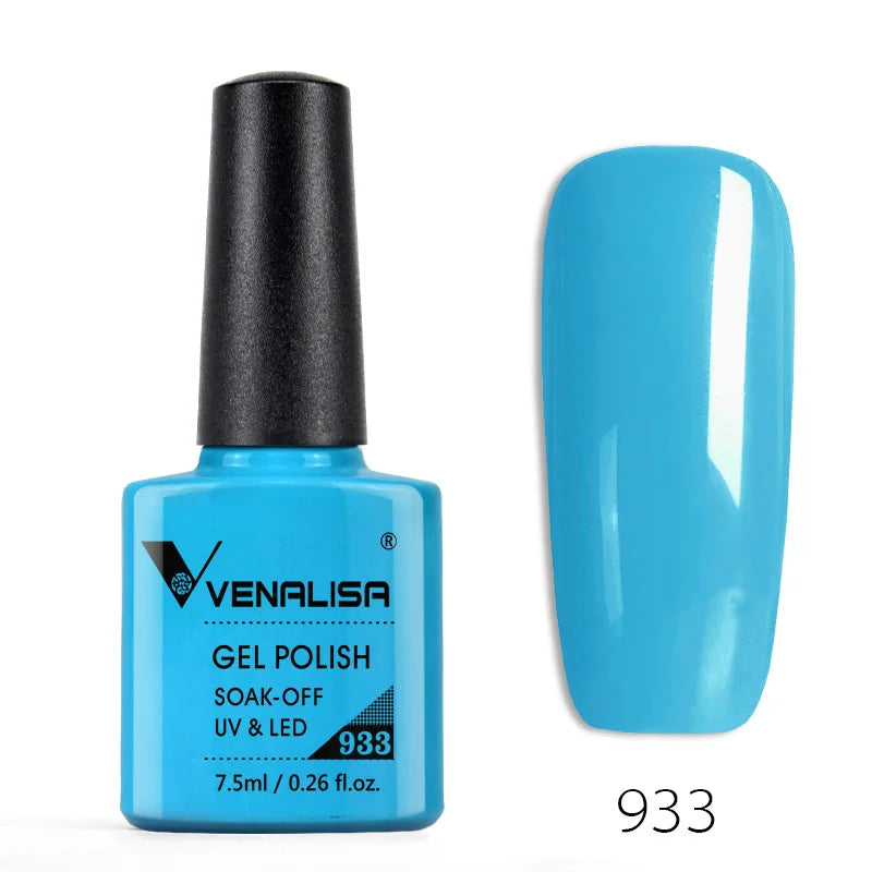 Vernis à ongles Venalisa 7.5ml Fashion Shiny Soak Off UV Gel Nail Gel Polish Cosmetics Nail Art Manicure Nails Gel Polish Tips Nail Varnish