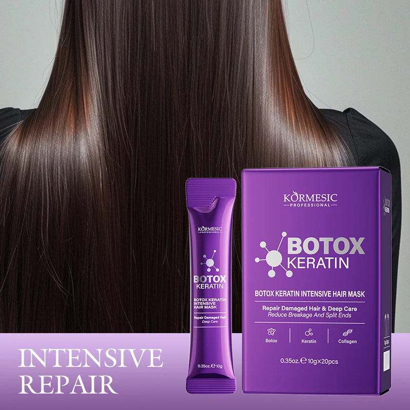 Masque capillaire à la kératine magique 5 secondes Réparation Cheveux crépus abîmés Doux Lisse Brillant Nutrition Hydrater en profondeur Soins capillaires nourrissants