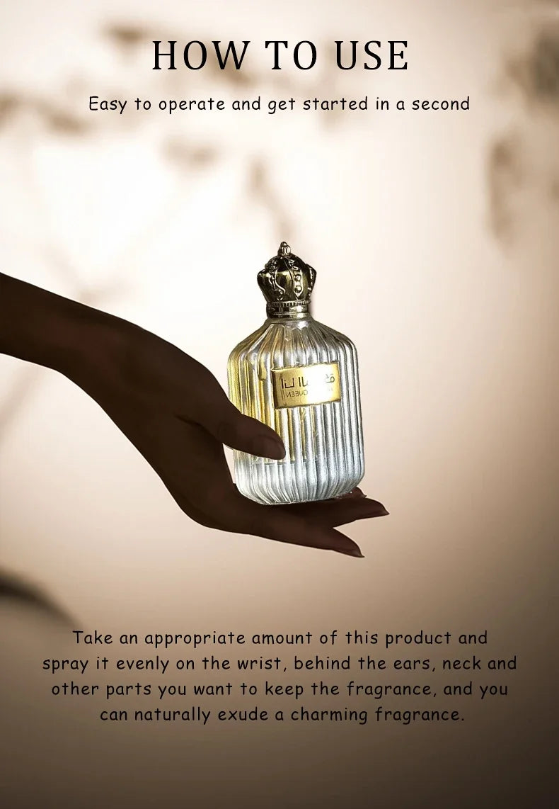 Parfum 100ml original de haute qualité pour hommes Dubai Prince Cologne Parfum longue durée Parfum léger Parfum frais du désert Arabie