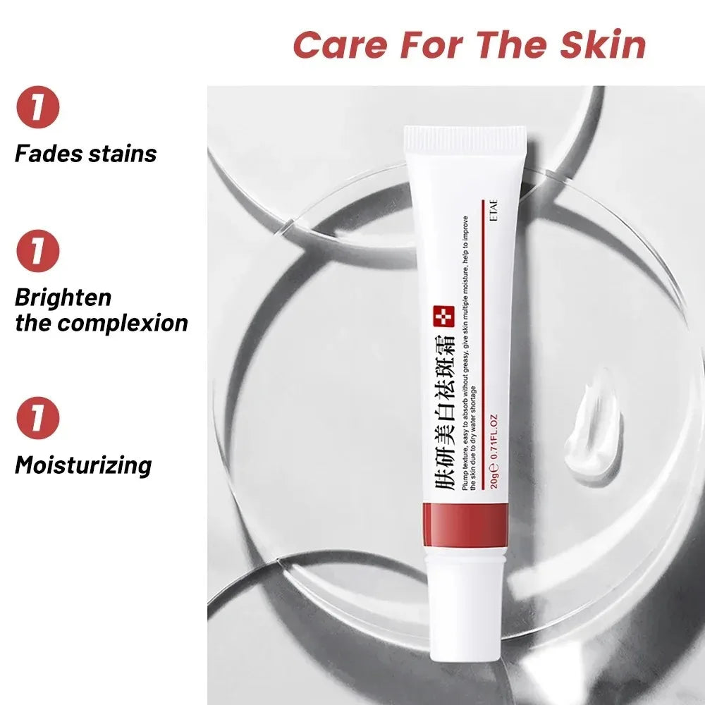 1/3/5 pièces crème blanchissante pour les taches de rousseur Niacinamide élimine les taches foncées crème Anti-taches de rousseur et vieillissement estompe Pigmentation Melasma peau