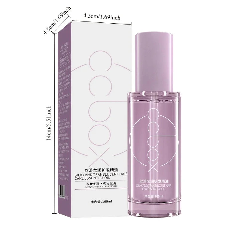 100 ml d’huile essentielle de soins capillaires réparateur nourrissant cheveux secs crépus lisse brillant doux sérum capillaire pour tous les types de cheveux 100 ml soins capillaires