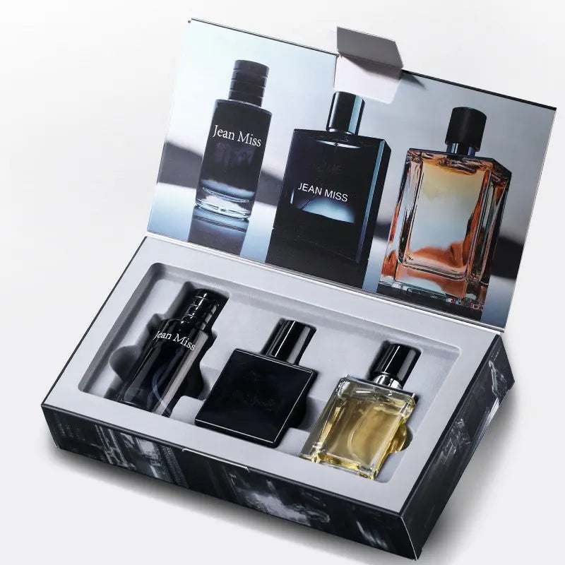 Ensemble de 3 pièces, coffret cadeau spray eau de Toilette pour hommes, parfum durable, 3 saveurs différentes