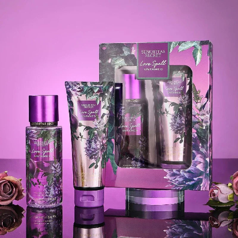  Ensemble de parfum et de Lotion pour le corps de 250ML, parfum de vanille fruité Floral de luxe pour femmes, exfoliant hydratant, Spray corporel frais et doux