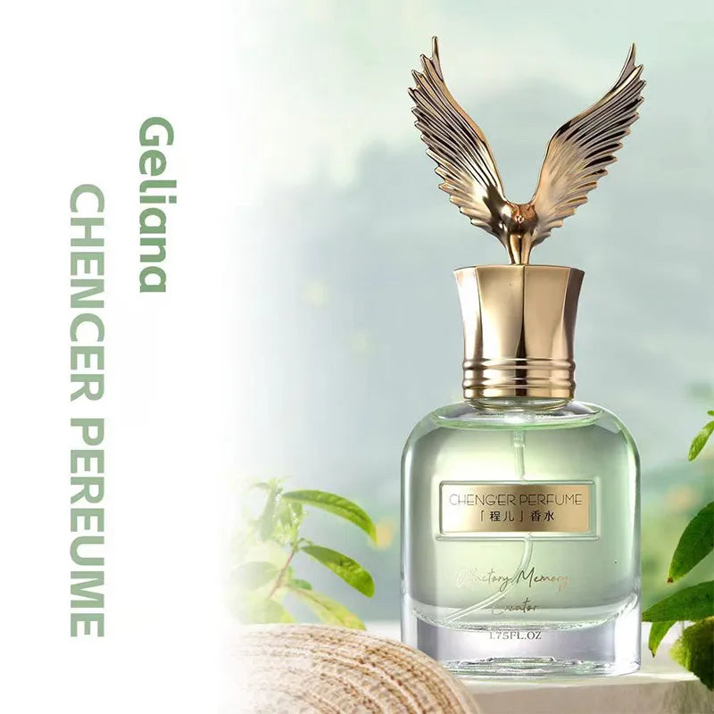 parfum de luxe Ocean Woody Notes, parfum Oud frais propre pour femmes, brume de parfum de bois d'agar de cipprès en forme d'aigle longue durée