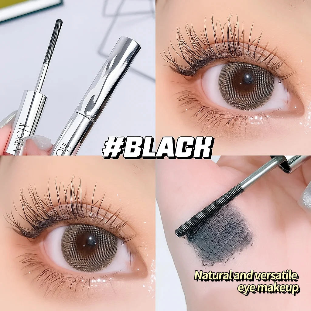 Crayon à sourcils longue durée Imperméable et résistant à la transpiration Sépare chaque cil Crayon à sourcils à tube d’acier épais et volumineux