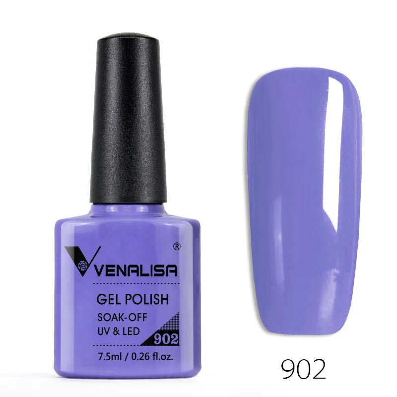 Vernis à ongles Venalisa 7.5ml Fashion Shiny Soak Off UV Gel Nail Gel Polish Cosmetics Nail Art Manicure Nails Gel Polish Tips Nail Varnish