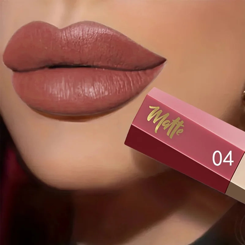 Rouge à lèvres  Pudaier liquide mat en velours, texture légère et fine comme une boue, cadeau de maquillage pour les lèvres imperméable longue durée pour les femmes