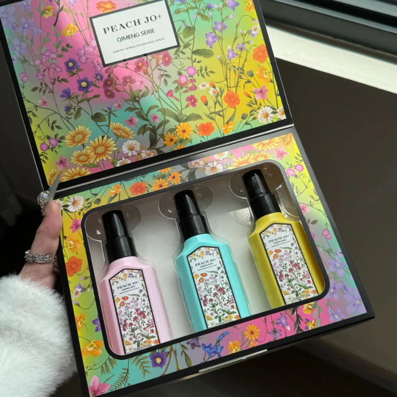 Eau De Toilette florale pour femmes, coffret cadeau frais, Gardenia française, parfum au jasmin, Spray longue durée, sans alcool, 60ml, 3 pièces