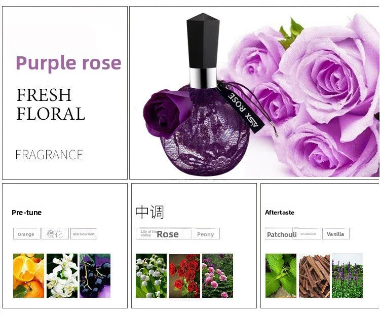 Nouveau parfum Laikou pour femme 100ML, parfum léger longue durée, rose fraîche, atomiseur, parfum sexy pour femme