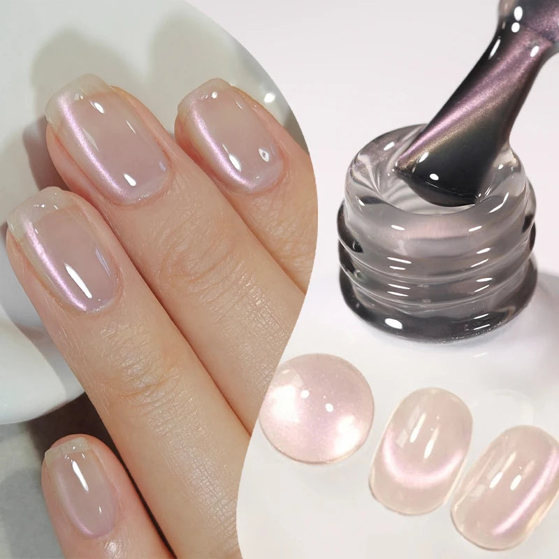 BORN PRETTY 10ml Gold Water Light Cat Magnetic Gel Polish Spaking Glitter Crystal Black Soak Off UV LED Vernis Manucure