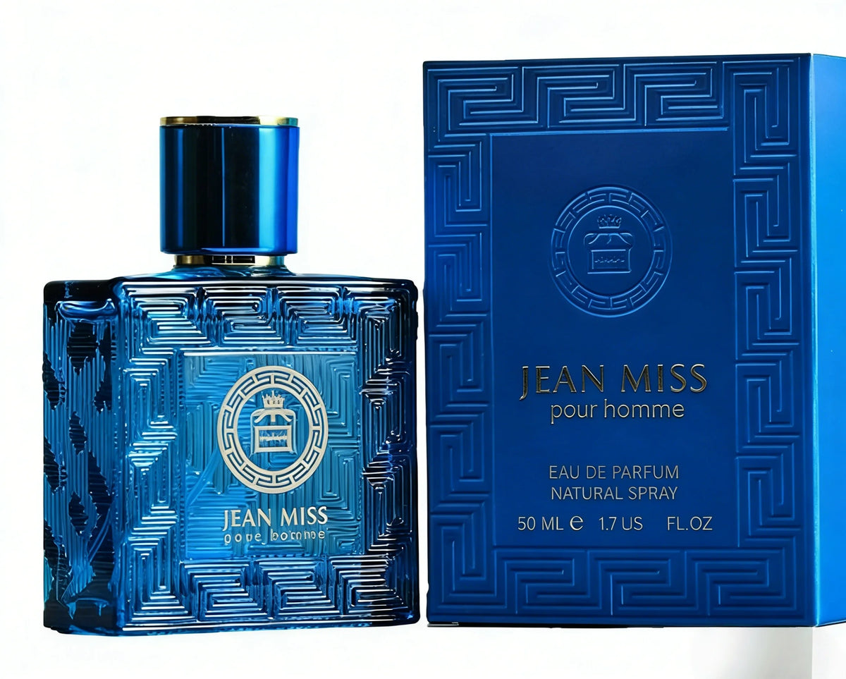 Parfum pour homme de qualité supérieure, série Eros & Bleu, 100 ml. Eau de Cologne pour homme, parfum longue durée.