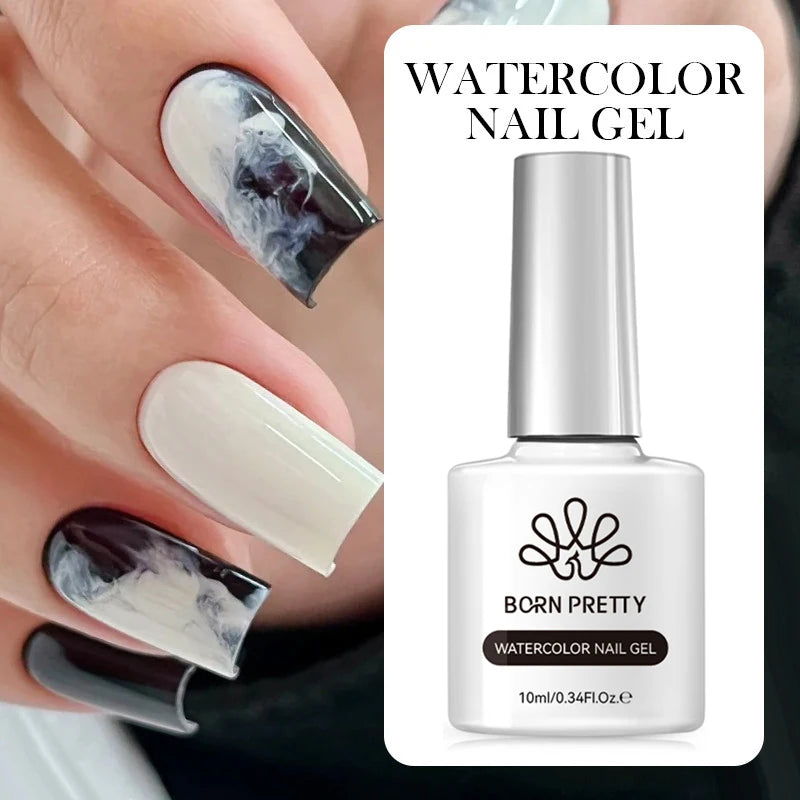 BORN PRETTY Reflective Glitter Gel Nail Polish Sliver Champagne Sparkling Sequin Semi-permanent Varnishes Soak Off Nail Art Deco