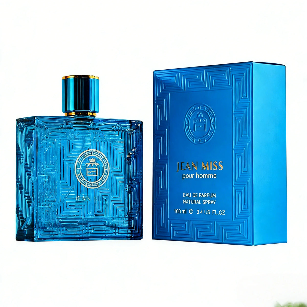Parfum pour homme de qualité supérieure, série Eros & Bleu, 100 ml. Eau de Cologne pour homme, parfum longue durée.