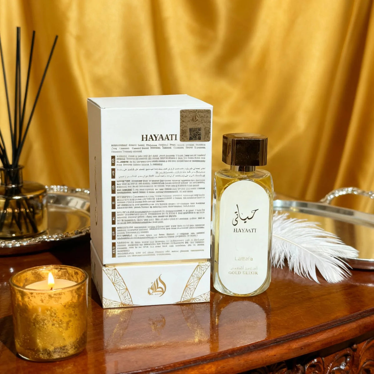 Parfum mystérieux du Moyen-Orient pour hommes, parfum longue durée dans un coffret cadeau haut de gamme noir, parfum aromatique arabe