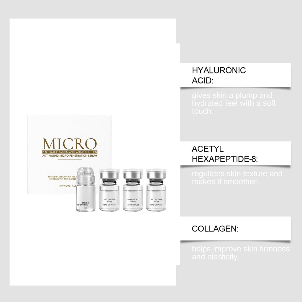 Deep Action Collagen Anti-Rides + Essence Hydratant Raffermissant Pore-purifiant Anti-âge Essence Kit