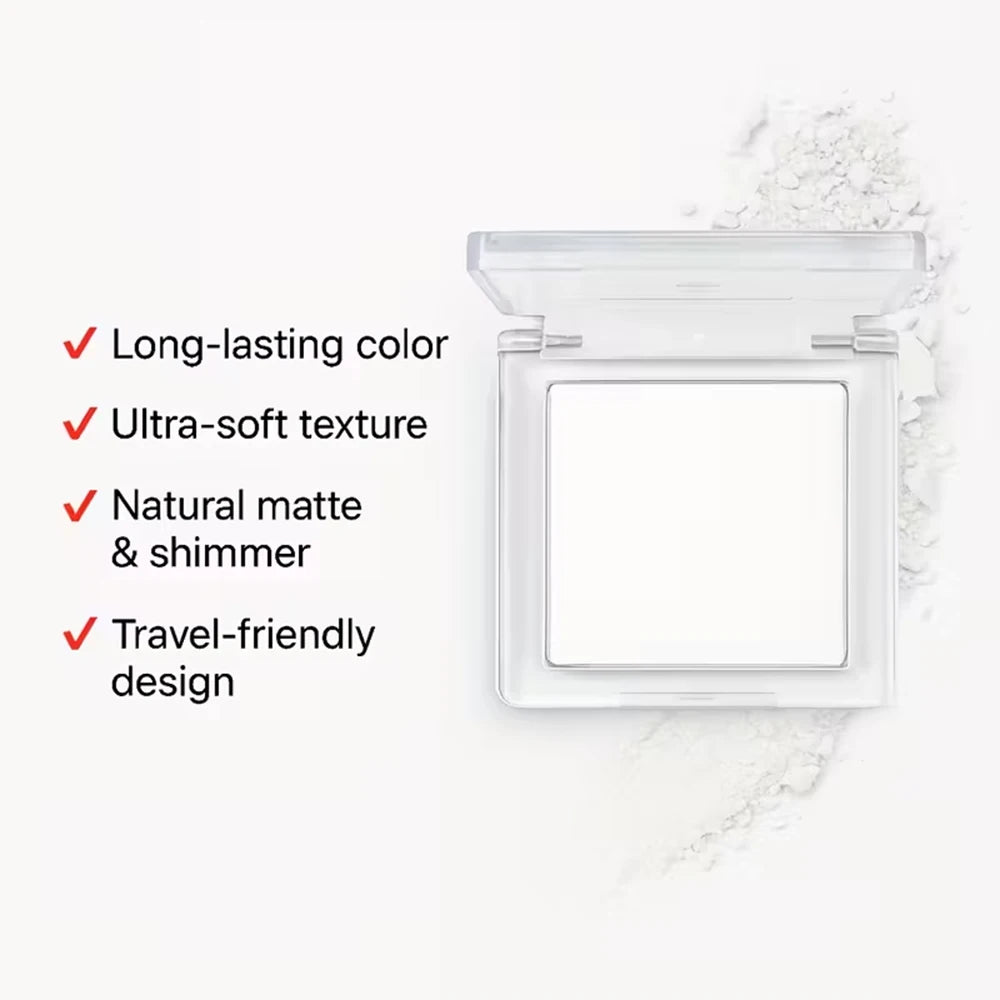 plateau de fard à paupières - Des reflets mats de longue durée - Des paillettes brillantes pour des contours naturels de tous les tons de peau, orange et blanc