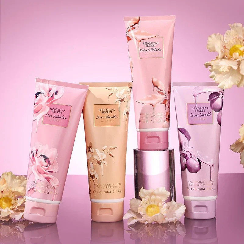  Ensemble de parfum et de Lotion pour le corps de 250ML, parfum de vanille fruité Floral de luxe pour femmes, exfoliant hydratant, Spray corporel frais et doux