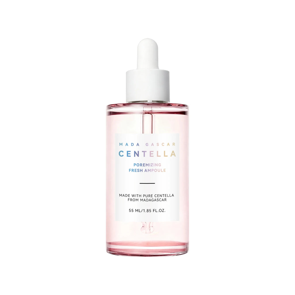 Madagascar Centella Asiatica Serum 55ml - Formule apaisante pour la peau sensible avec lutte contre l’acné, bienfaits hydratants en profondeur pour le visage