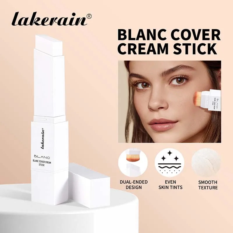 Fond de teint blanc changeant de couleur Concealer Stick Blanca Base de maquillage coréenne Fond de teint naturel Correcteur de couleur du visage à haute couverture
