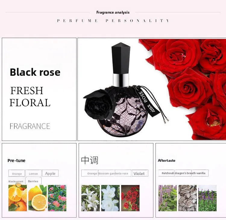 Nouveau parfum Laikou pour femme 100ML, parfum léger longue durée, rose fraîche, atomiseur, parfum sexy pour femme