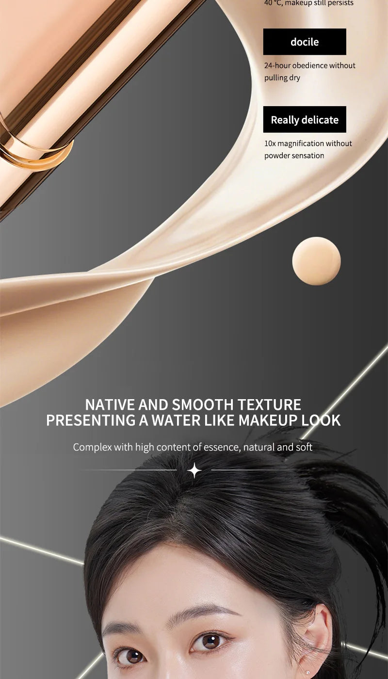 Bâton de fond de teint de base - Hydrate et couvre l'acné, les yeux et les taches entièrement, pratique pour les voyages