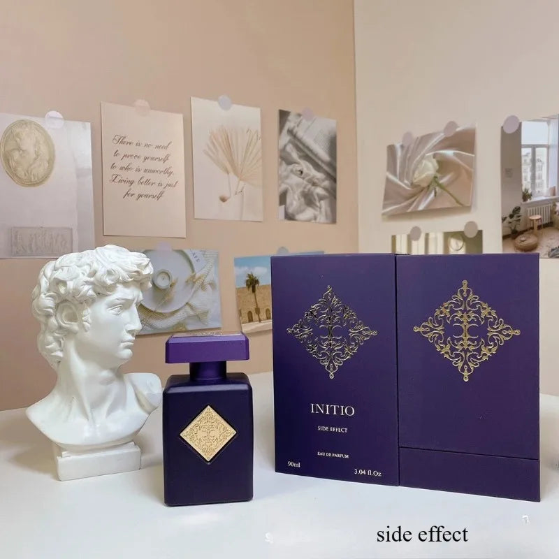 Parfum unisexe raffiné 90 ml, fragrance haut de gamme, orientale, boisée, longue tenue, infusée d'ambre, rose, vanille, oud, parfum signature.