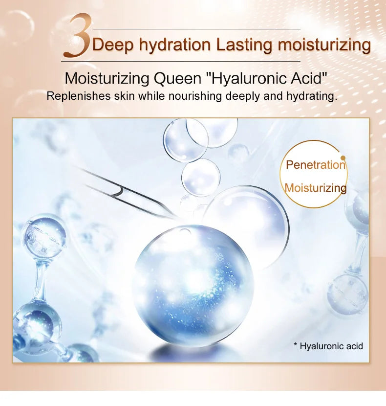 Fonce Korea Anti-âge anti rides Crème pour le visage Peau sèche Hydratant Lifting du visage Raffermissant Crème de jour et de nuit Sérum peptidique 50g