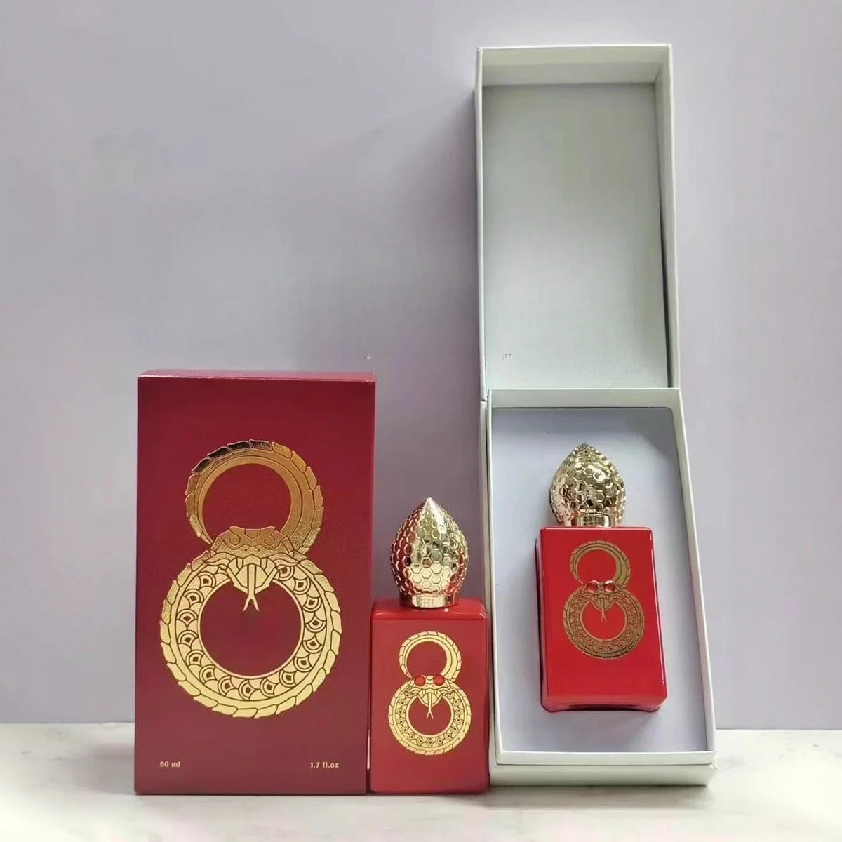 Parfums de Luxe Mixte Bois et Cèdre, Senteur Élégante, Parfum Femme, Dieu du Feu 50ml, Cologne Homme en Spray
