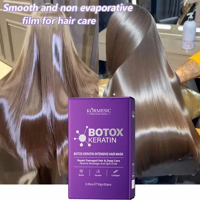Masque capillaire à la kératine magique 5 secondes Réparation Cheveux crépus abîmés Doux Lisse Brillant Nutrition Hydrater en profondeur Soins capillaires nourrissants