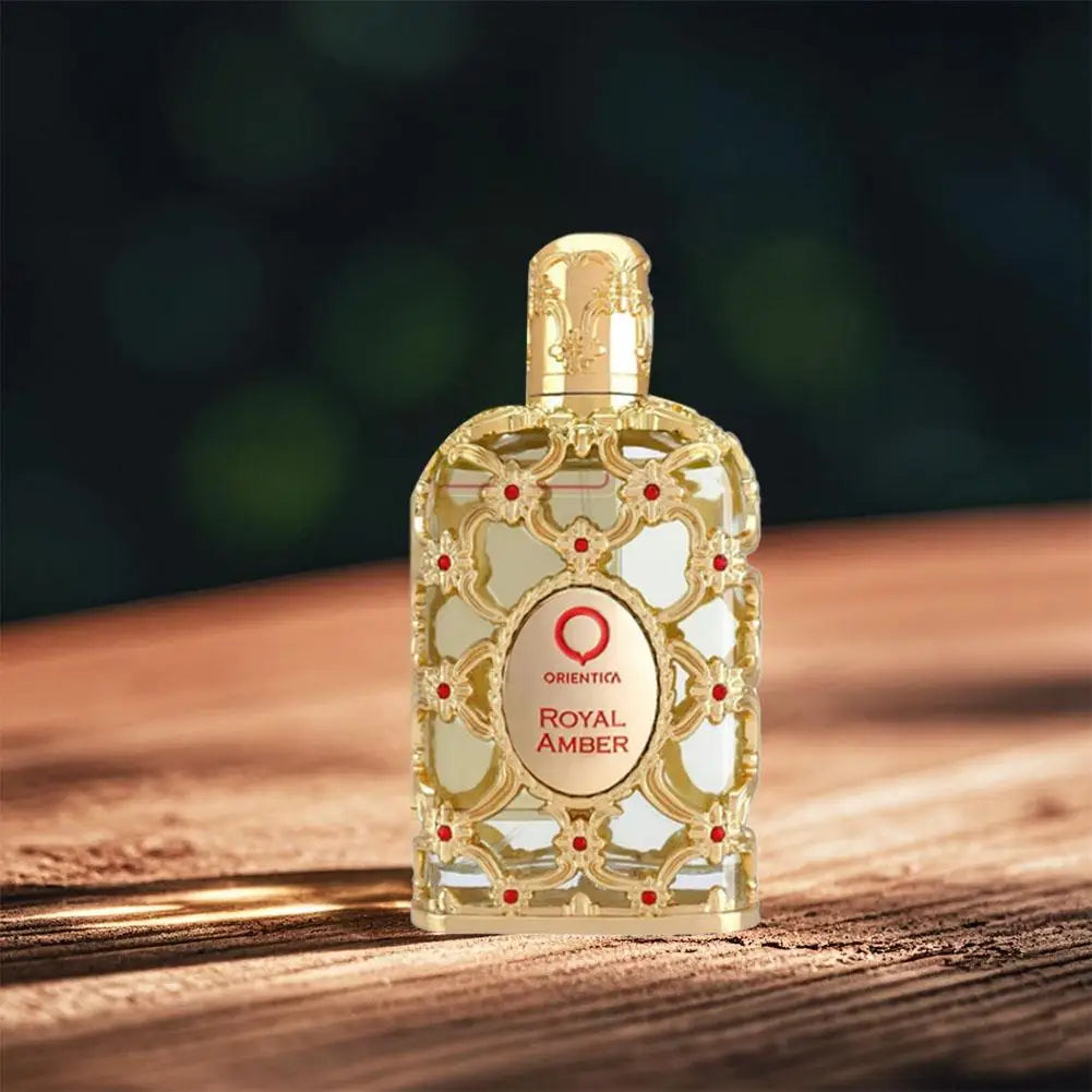 Parfum Royal Amber de Dubaï 100ml, parfum à la rose, parfum oriental longue durée en flacon de verre pour hommes et femmes
