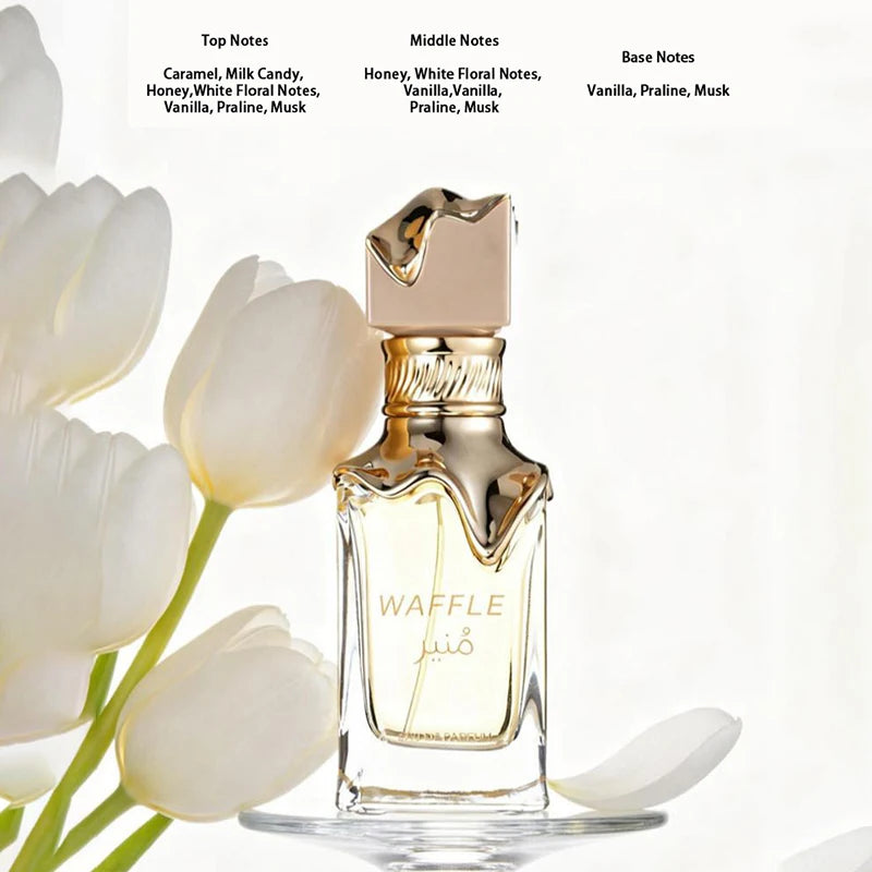 Parfum arabe pour femmes Floral Fruity Cream Muffin Caramel Vanille Light Perfume Durant Fresh Fragrance Body Spray 50ml