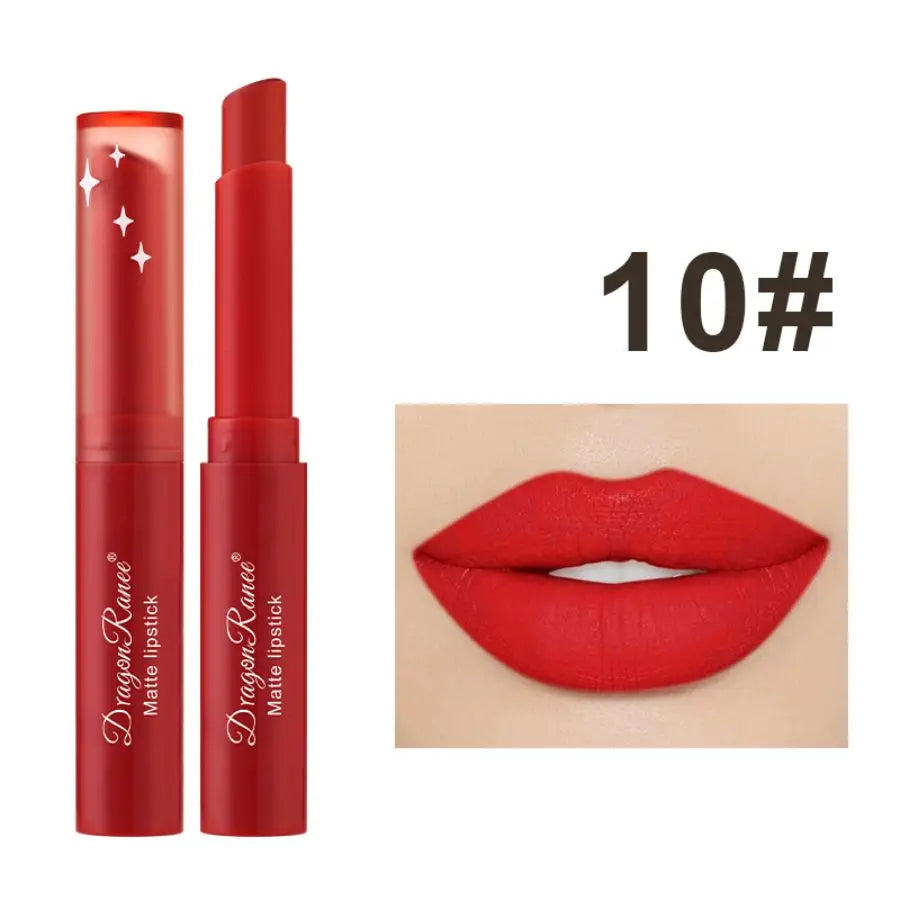 Rouge à lèvres hydratant imperméable, maquillage européen et américain, ne se décolore pas, velours 256, ne se décolore pas, 256