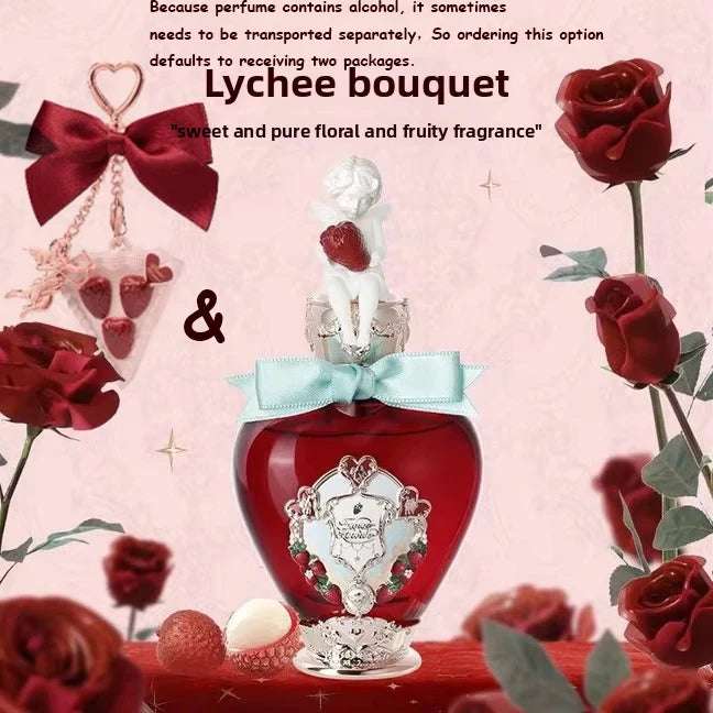 Flowerkaren Eau de Parfum Le Parfum de Cupidon de Fraise 1.7 oz / 50 ml Parfum Gourmand Floral durable pour femme
