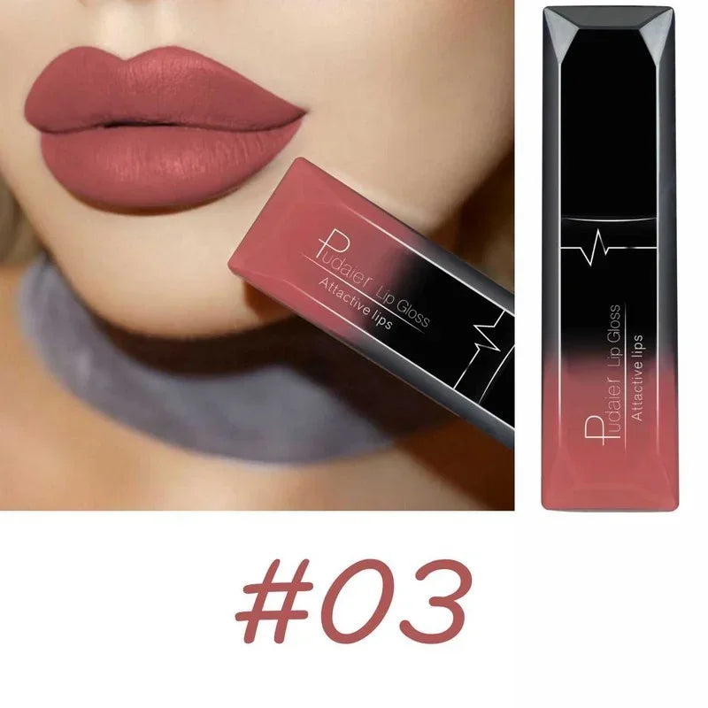 Rouge à lèvres liquide mat velours 17 couleurs, couleur de lèvres longue tenue imperméable, Texture lisse à haute teneur en pigments, maquillage pour tous les Types de peau