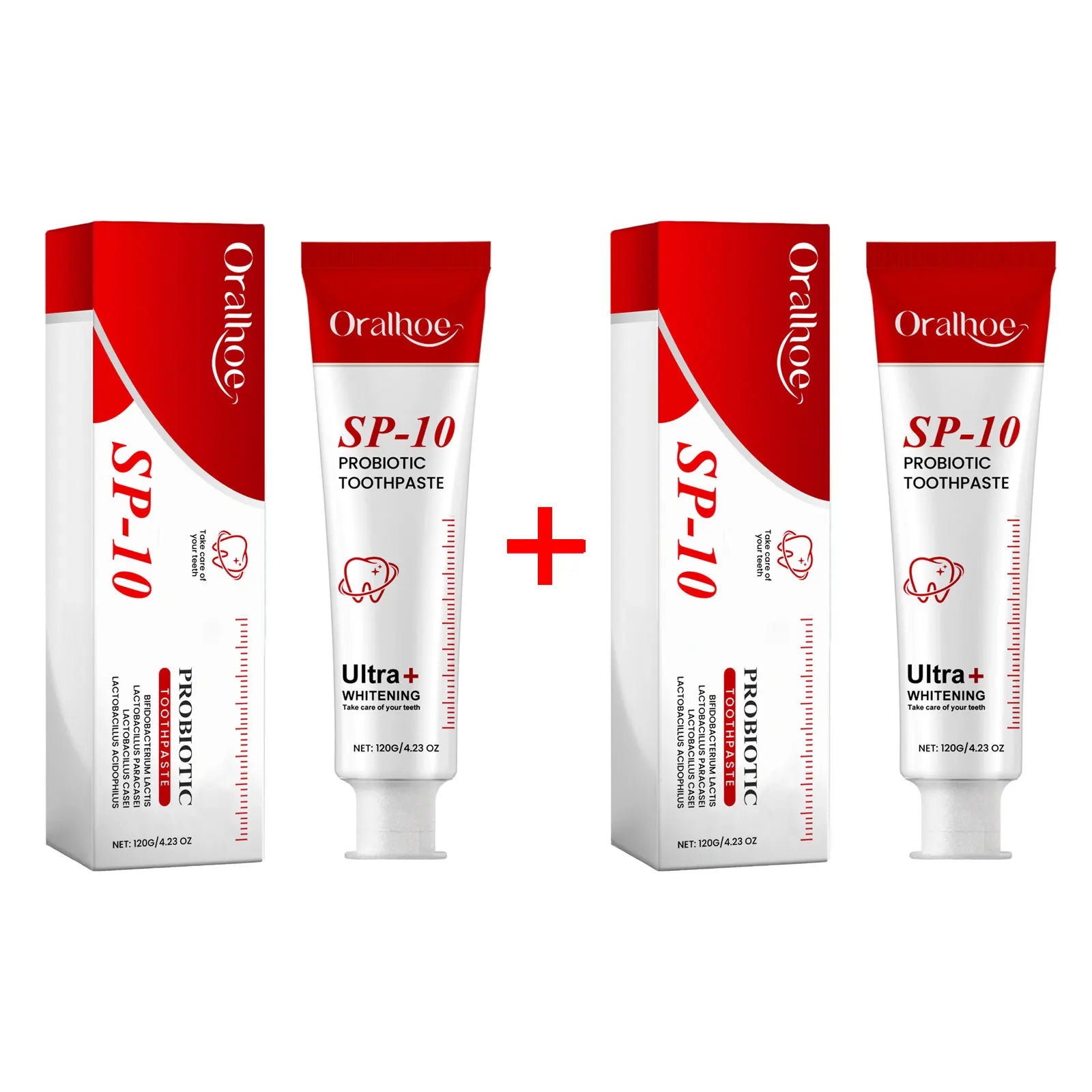 ORALHOE SP-10 Dentifrice probiotique Blanchir les dents Éliminer les taches de plaque Blanchiment des dents Hygiène buccale Nettoyer Souffle frais Soins des dents