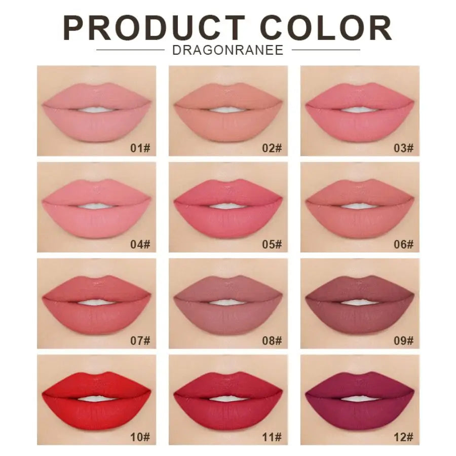 Rouge à lèvres hydratant imperméable, maquillage européen et américain, ne se décolore pas, velours 256, ne se décolore pas, 256