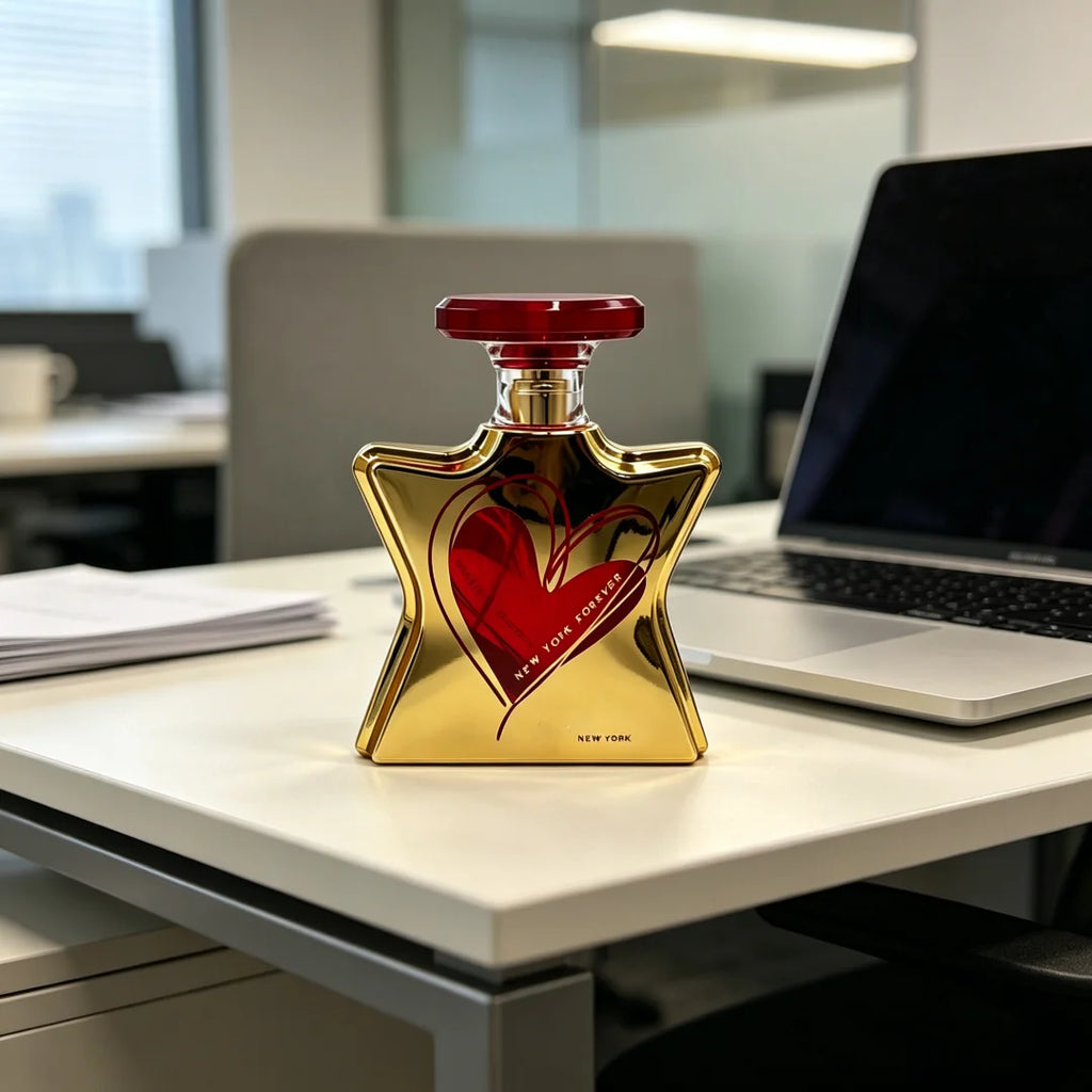Parfum unisexe 100 ml, notes d'ambre, de vanille et de patchouli, Eau de Parfum en spray, New York & Forever