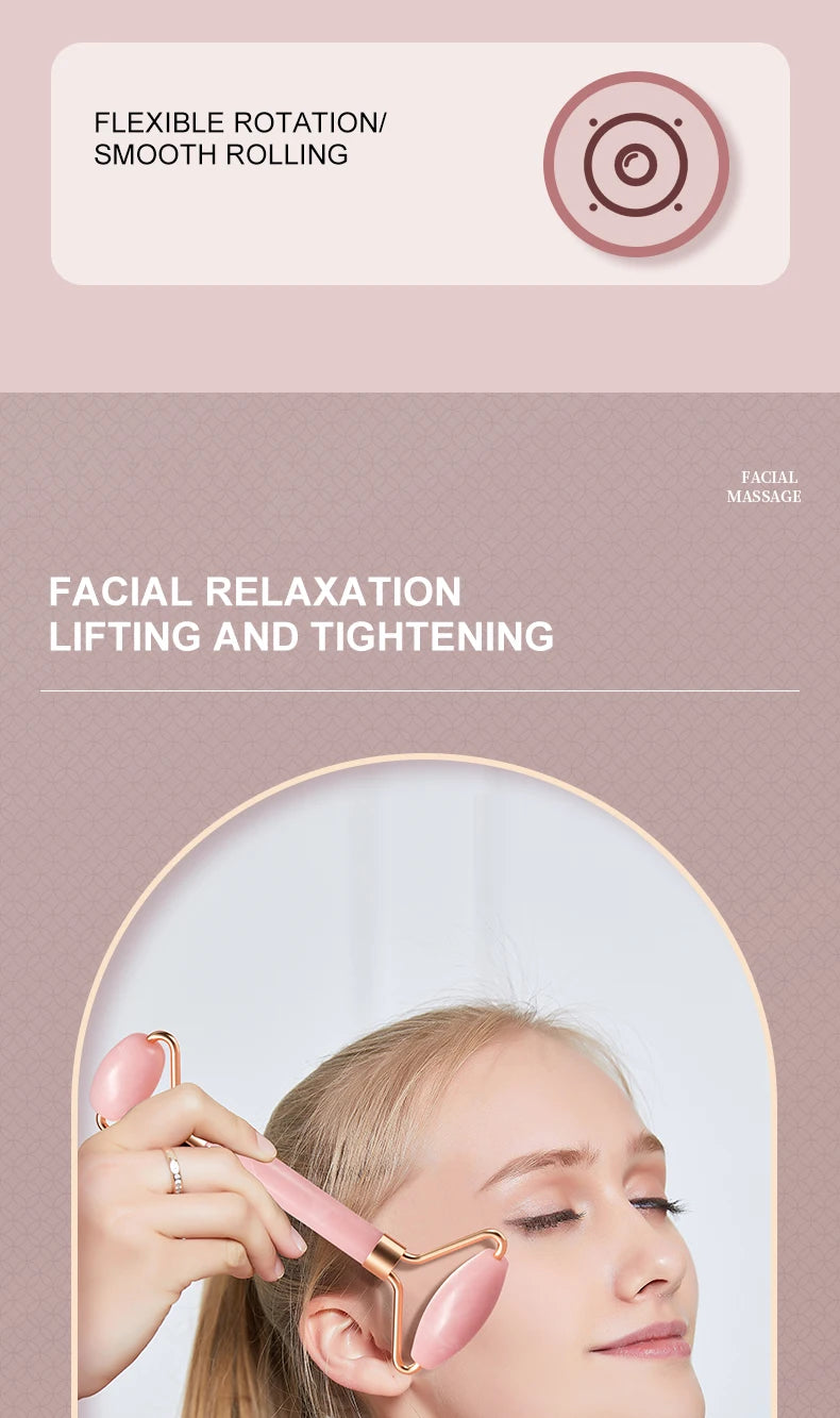 Rouleau en résine pour le visage, le cou et les yeux, instrument de massage facial, soins de santé, planche à gratter, outils de soins de la peau, beauté du muscle