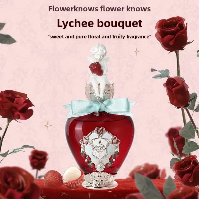 Flowerkaren Eau de Parfum Le Parfum de Cupidon de Fraise 1.7 oz / 50 ml Parfum Gourmand Floral durable pour femme