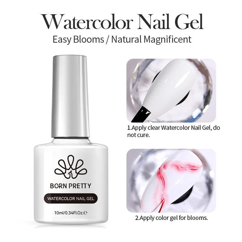 BORN PRETTY Reflective Glitter Gel Nail Polish Sliver Champagne Sparkling Sequin Semi-permanent Varnishes Soak Off Nail Art Deco