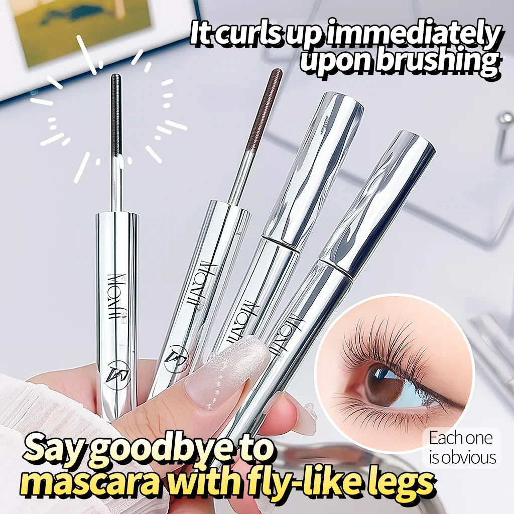 Crayon à sourcils longue durée Imperméable et résistant à la transpiration Sépare chaque cil Crayon à sourcils à tube d’acier épais et volumineux