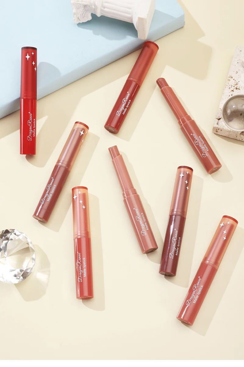 Rouge à lèvres hydratant imperméable, maquillage européen et américain, ne se décolore pas, velours 256, ne se décolore pas, 256