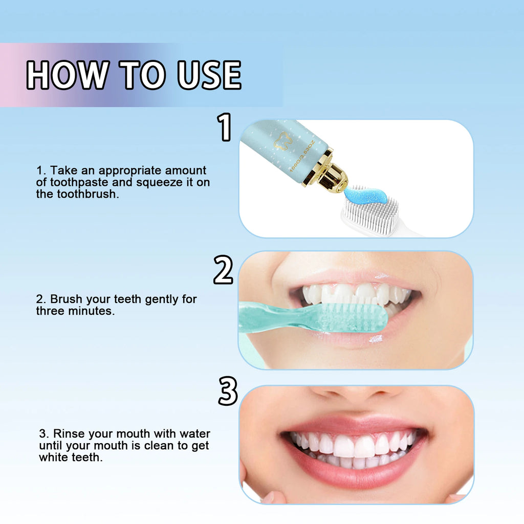 Dentifrice Jaysuing Cool Whitening Tooth Dentifrice Clean Strong Teeth Fresh Breath Réduit la plaque Soins buccaux de longue durée Prévenir la mauvaise haleine