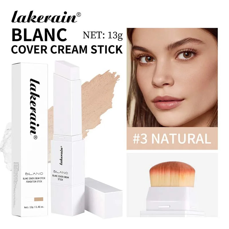 Fond de teint blanc changeant de couleur Concealer Stick Blanca Base de maquillage coréenne Fond de teint naturel Correcteur de couleur du visage à haute couverture