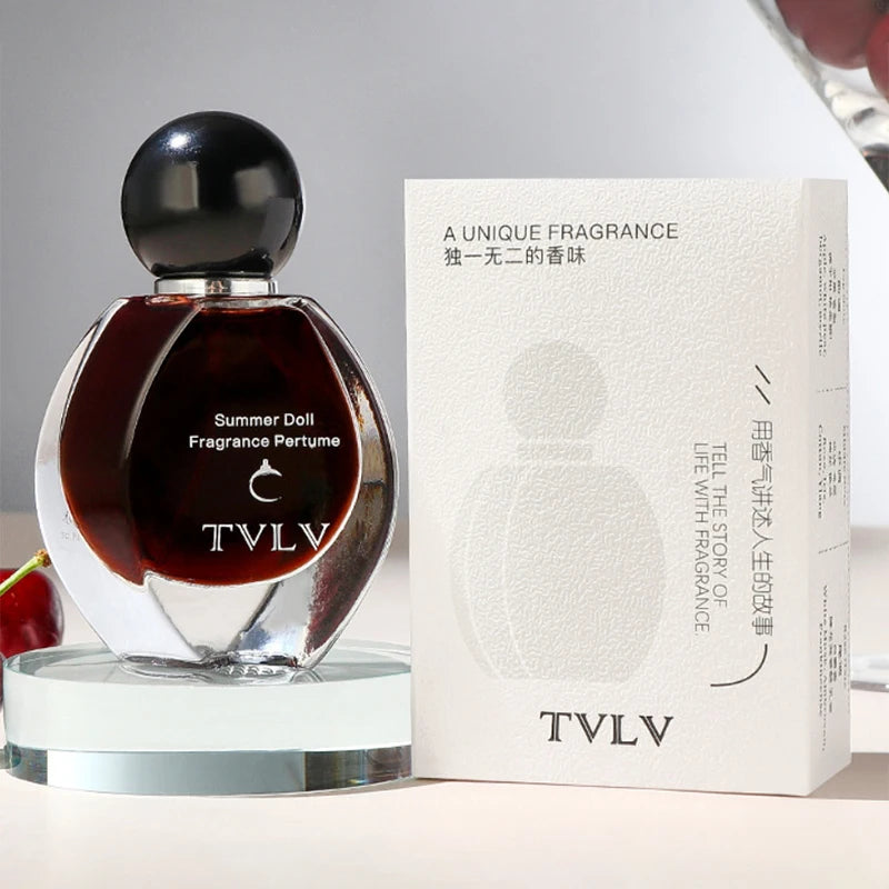 Parfum pour femme élégant et longue durée, Eau de Toilette florale boisée aux notes de cerise douce, fraîche et naturelle, Spray corporel pour rendez-vous et soirées