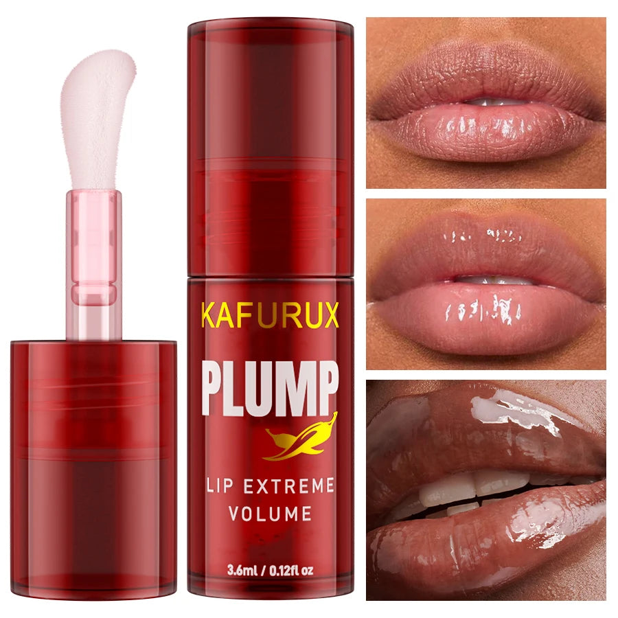 1PC lèvres dodues longue durée huile pour les lèvres hydratant brillant à lèvres sérum volumateur instantané huile d'essence réparation lèvres ridules augmenter El