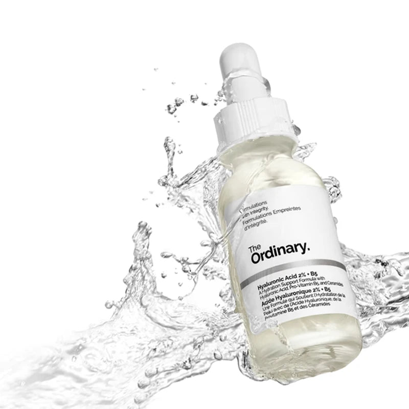 Acide hyaluronique 2 % + sérum hydratant B5 avec essence de céramides liquides de décoloration des lignes fines raffermissent et nourrissent la peau sensible 30ML