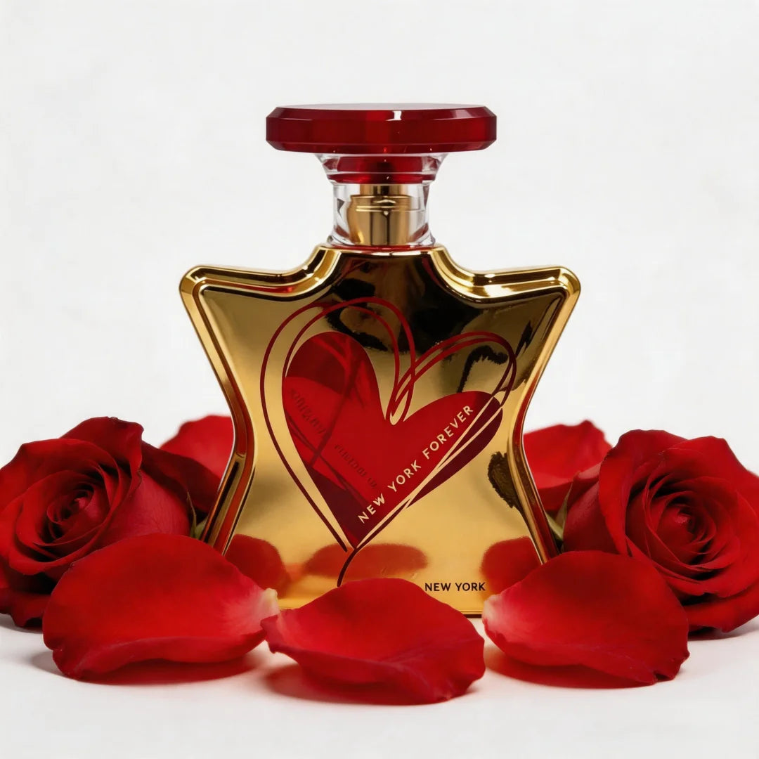 Parfum unisexe 100 ml, notes d'ambre, de vanille et de patchouli, Eau de Parfum en spray, New York & Forever
